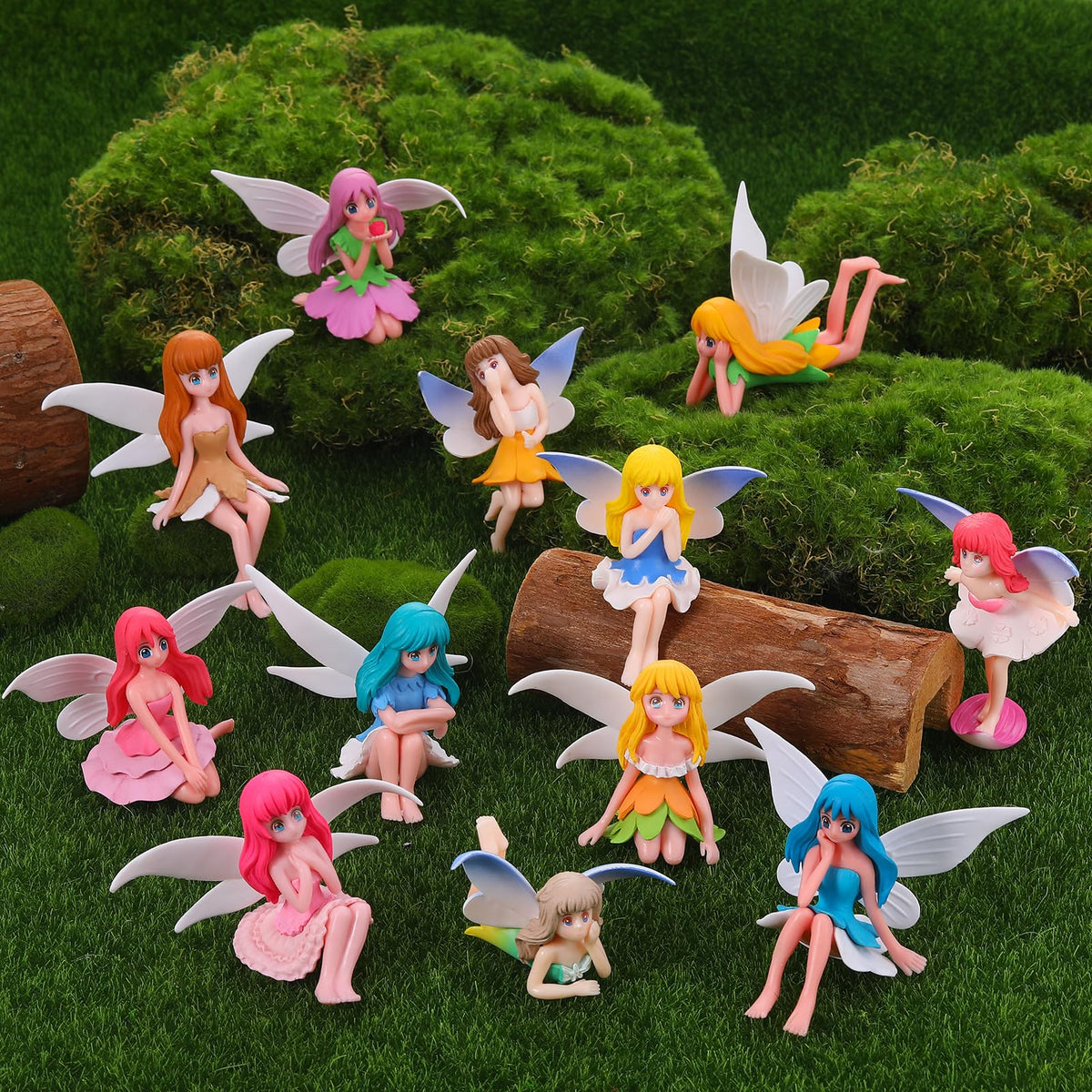 GGSTDDUP miniature fairies for vibrant garden decor and terrariums