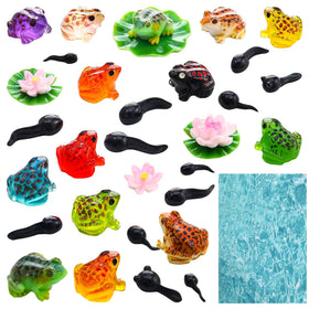 GGSTDDUP night glow frogs provide subtle illumination for evening setups