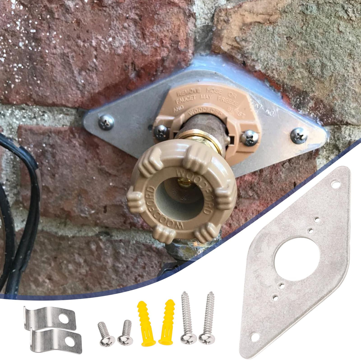 GGTE maintenance-ready clip system simplifies seasonal faucet care.