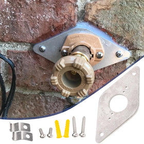 GGTE maintenance-ready clip system simplifies seasonal faucet care.