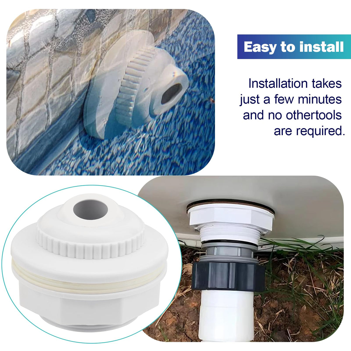 Two-set GGTE SP1023 SP1419D kit for versatile pool installations.