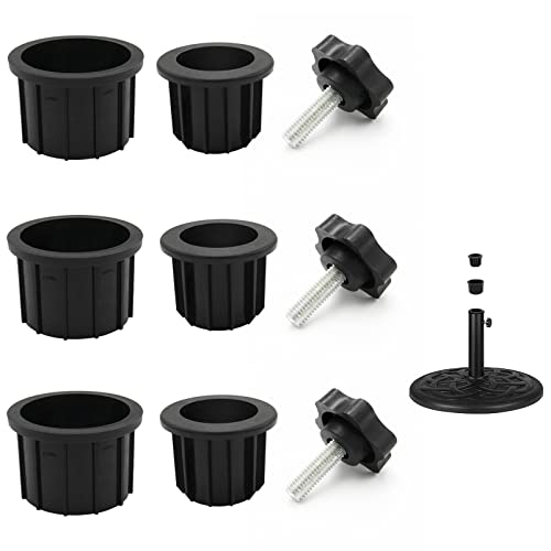 GHAMYEE 1.95-inch base ring in HDPE showing weather-resistant design for patio use