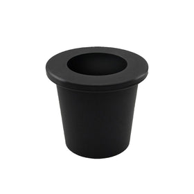 GHAMYEE umbrella cone wedge seated in a table hole for stability.