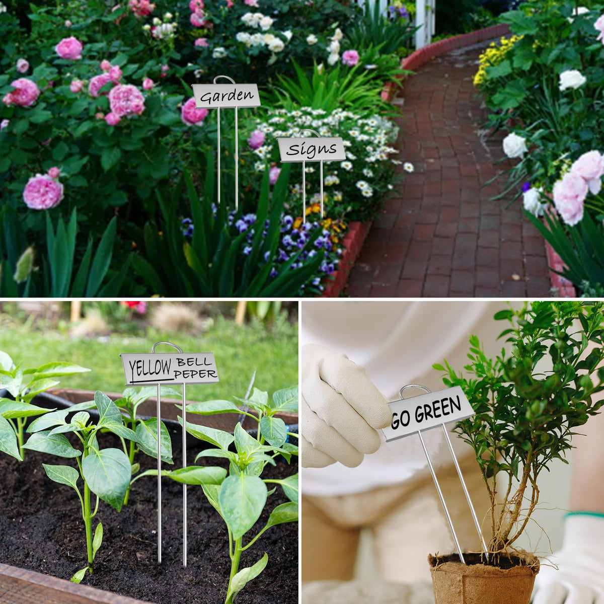 GHAMYEE metal tags suitable for greenhouse labeling
