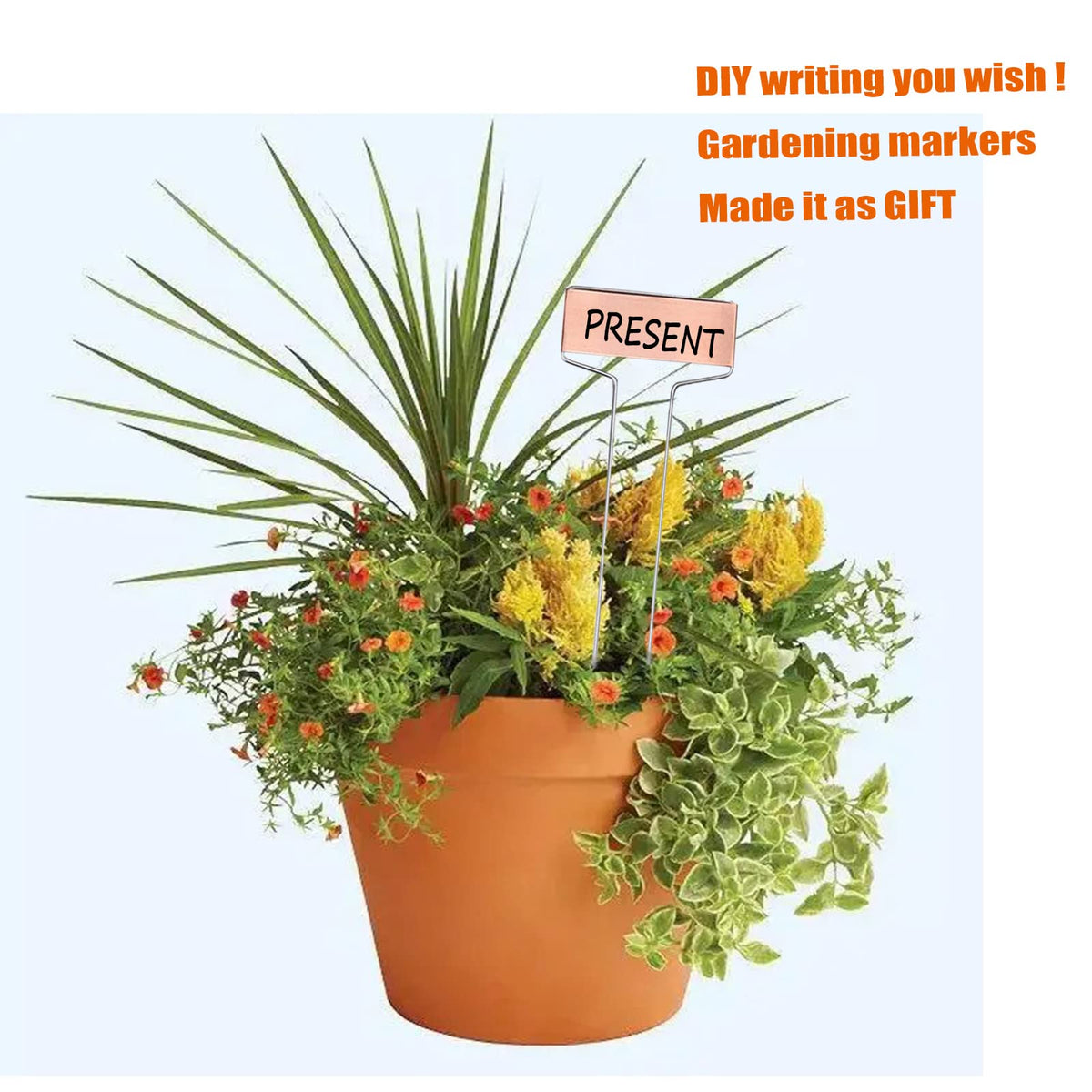 GHAMYEE plant labels gift pack for garden lovers.