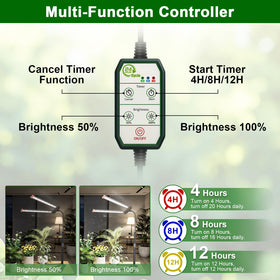 GHodec auto timer controller enables hands-free daily lighting cycles