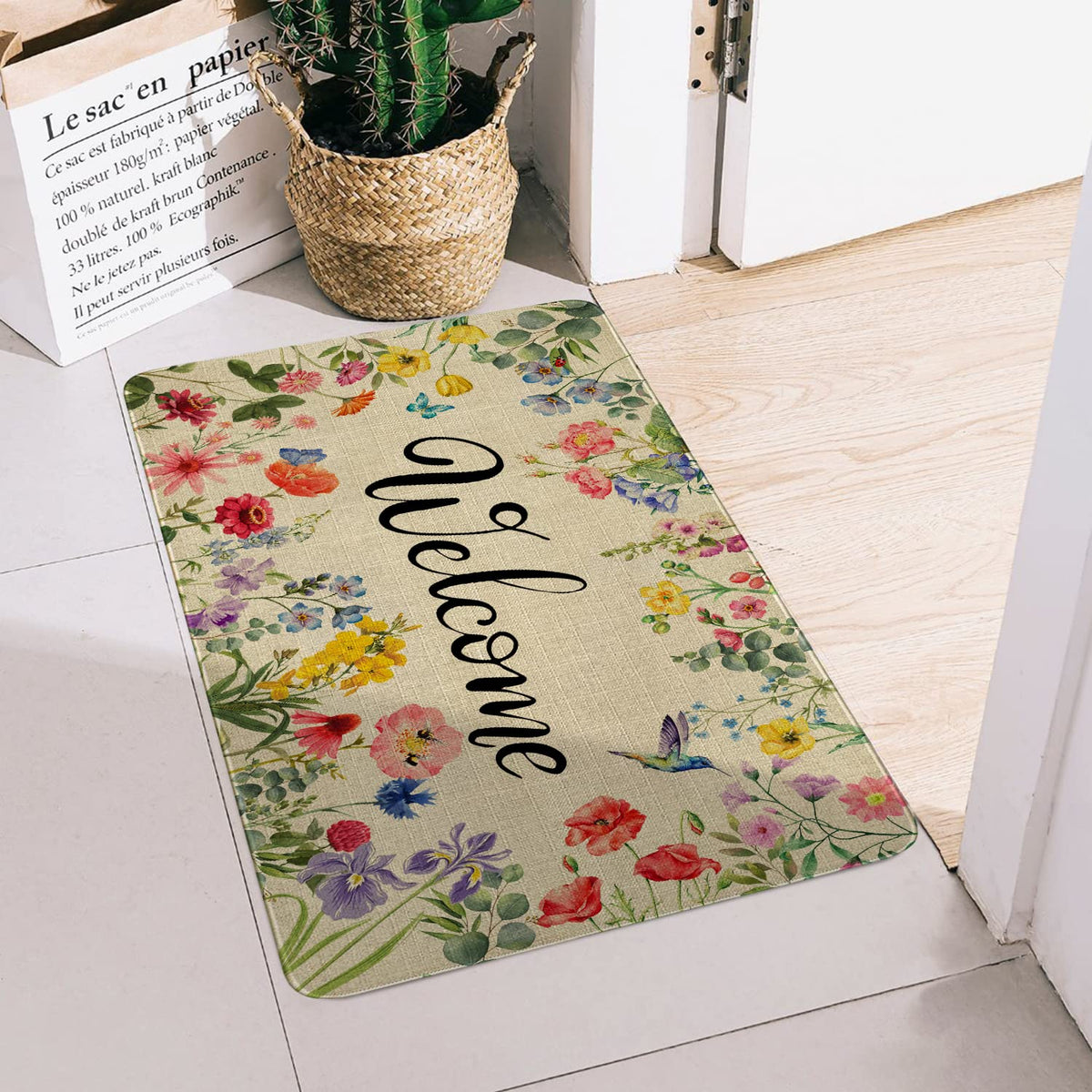 Ghroiep Front door rug 30x17 inch fits low profile and clearance