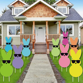 GHSJYO garden display of Easter yard signs for a lively landscape.