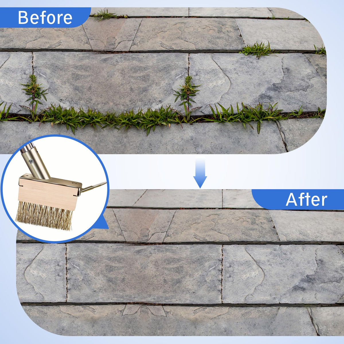 GHWMYD grout cleaner tool helps remove mud and dirt from joints