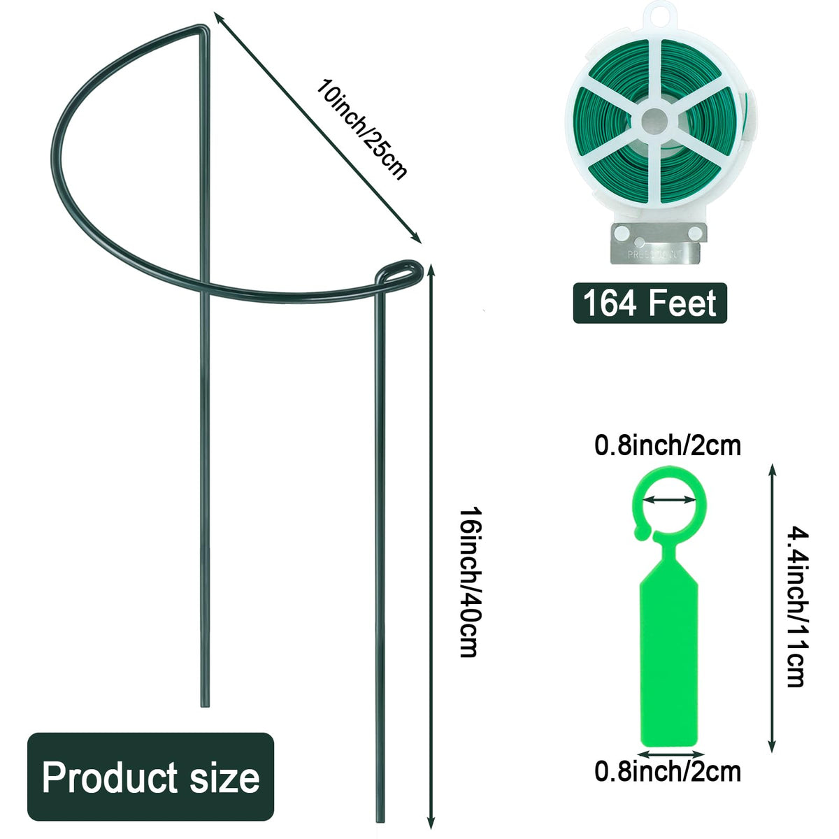 Gicare sturdy 4mm iron wire withstands sun and rain