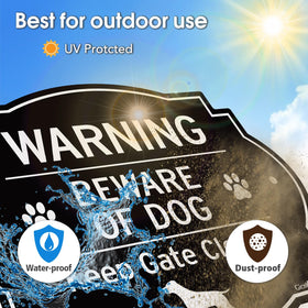 GicnKeuz outdoor durable sign; weatherproof and fade-resistant for long use