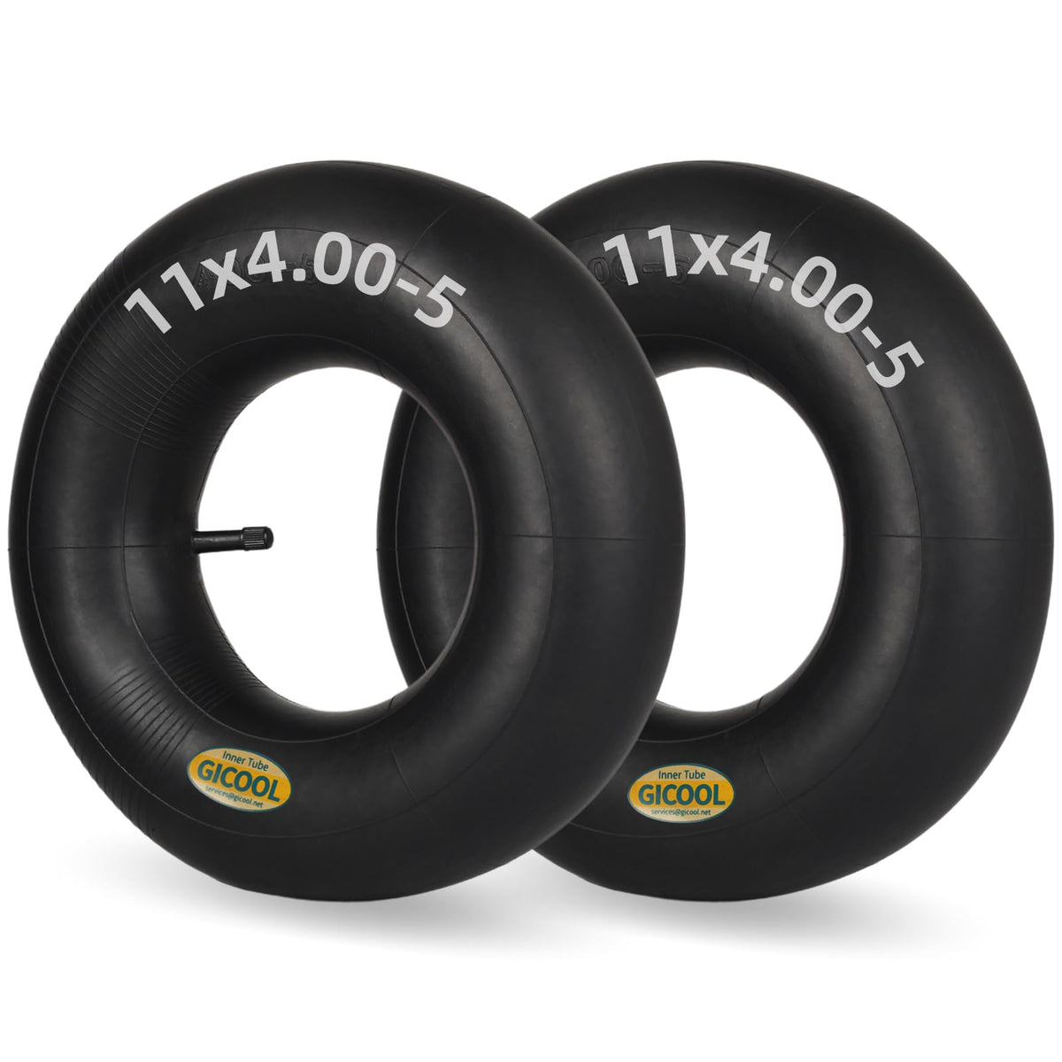 GICOOL 11x4.00-5 inner tube with TR-13 valve for reliable inflation