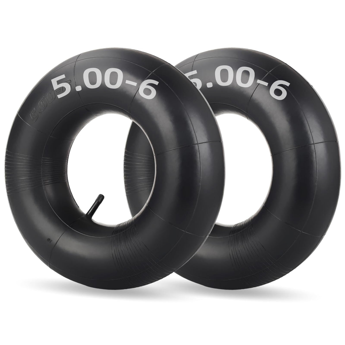 GICool 13x5.00-6 inner tube front view with TR-13 valve for Razor Dirt Quad compatibility