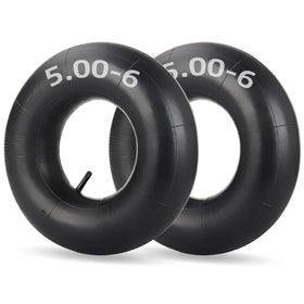 GICool 13x5.00-6 inner tube front view with TR-13 valve for Razor Dirt Quad compatibility