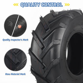 GICOOL 13x5 tire tread close-up reveals durable super lug grip.