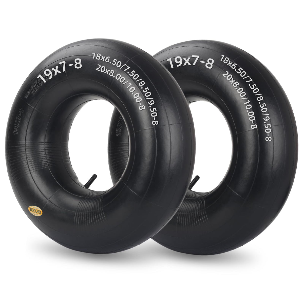 GICOOL 18x8.50-9.50-8 inner tube with TR13 valve for lawn mowers and carts.