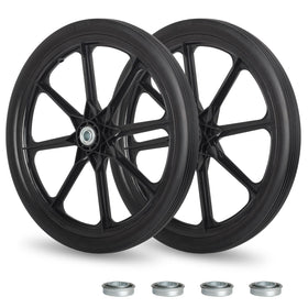 GICOOL 20x2 flat-free tire side view for durable, puncture-free cart performance