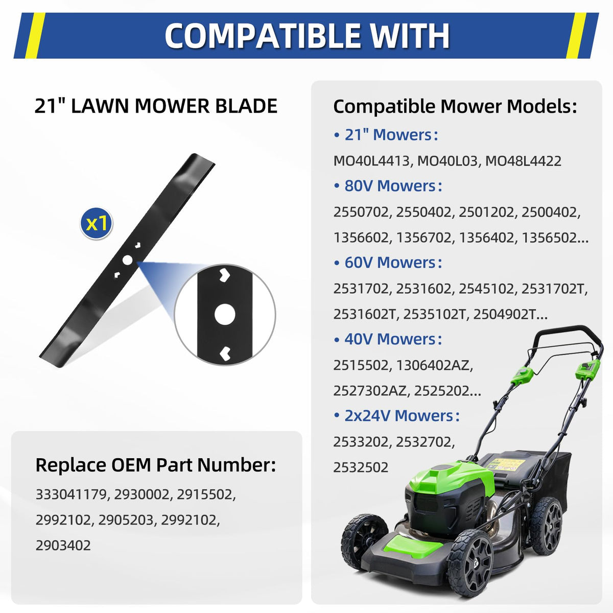 GICOOL blade side view demonstrates balanced design for smooth operation.