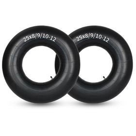 GICOOL 25x8/9/10-12 inner tube with TR6 valve for ATVs, durable and puncture-resistant.