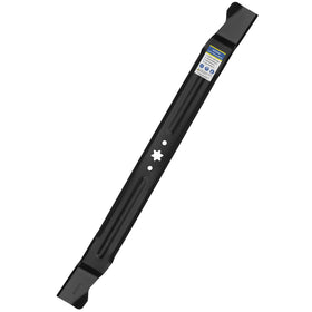 GICOOL 30-inch mower blade front view, mulching edge for clean cuts.