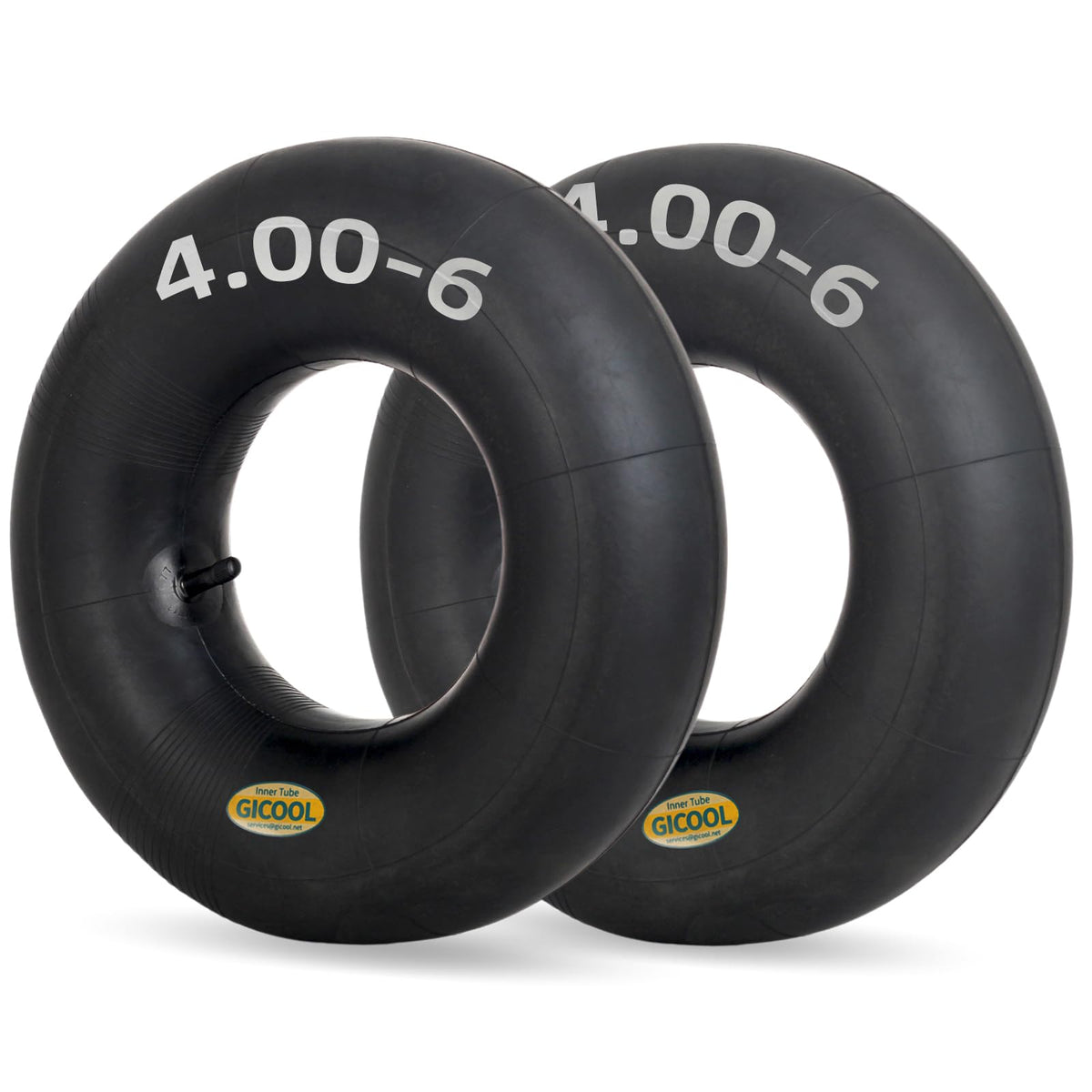 GICOOL 4.00-6 inner tube with TR-13 valve for 13-inch tires.