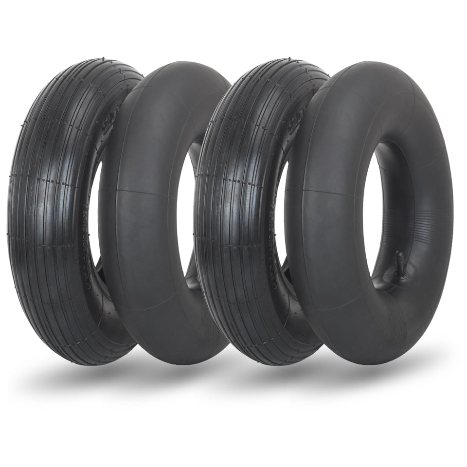 GICOOL 4.00-6 outer tire enhances durability and traction for wheelbarrows on diverse surfaces.