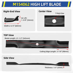 GICOOL 40MnB steel blade construction for precision mowing