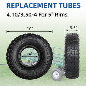 GICOOL inner tube 10-inch with natural rubber for reliable inflation