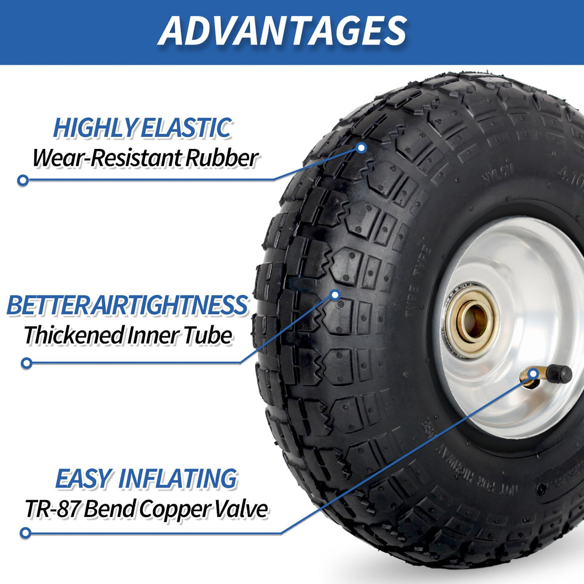GICOOL 5-8-inch axle bore ensures secure fit for compatible frames