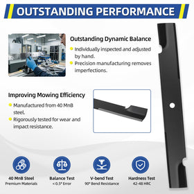 GICOOL 61-inch blade for Scag SM-61 delivers precise, consistent cuts.