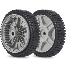 GICOOL 8-inch front wheel assembly for Husqvarna, smooth rolling on uneven terrain