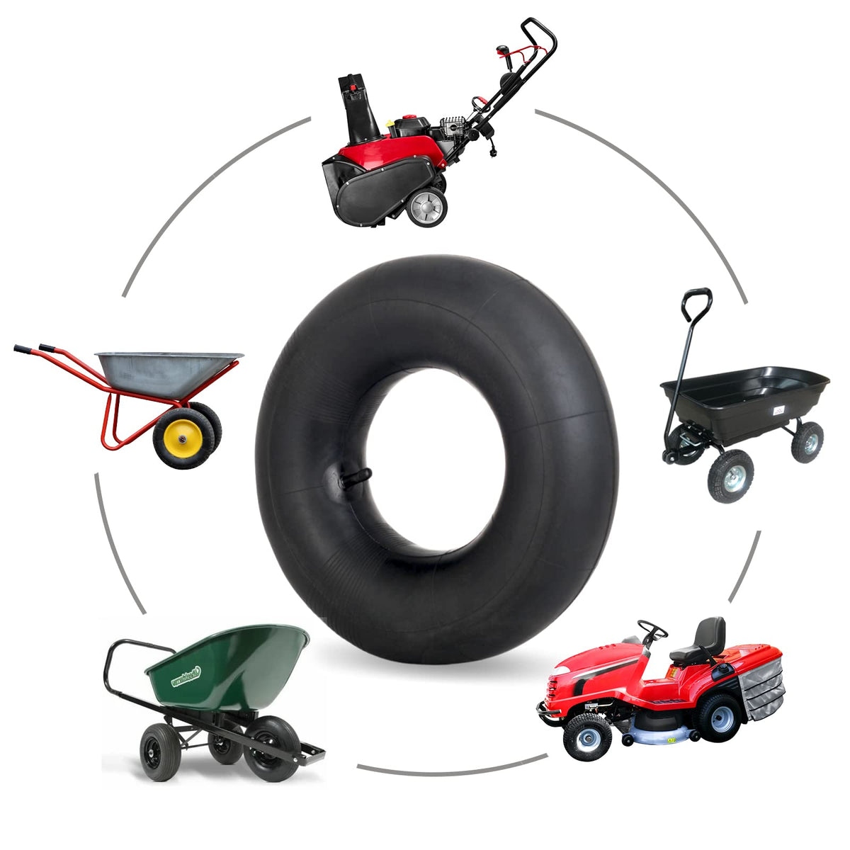 GICOOL airtight seal helps maintain tire pressure longer.