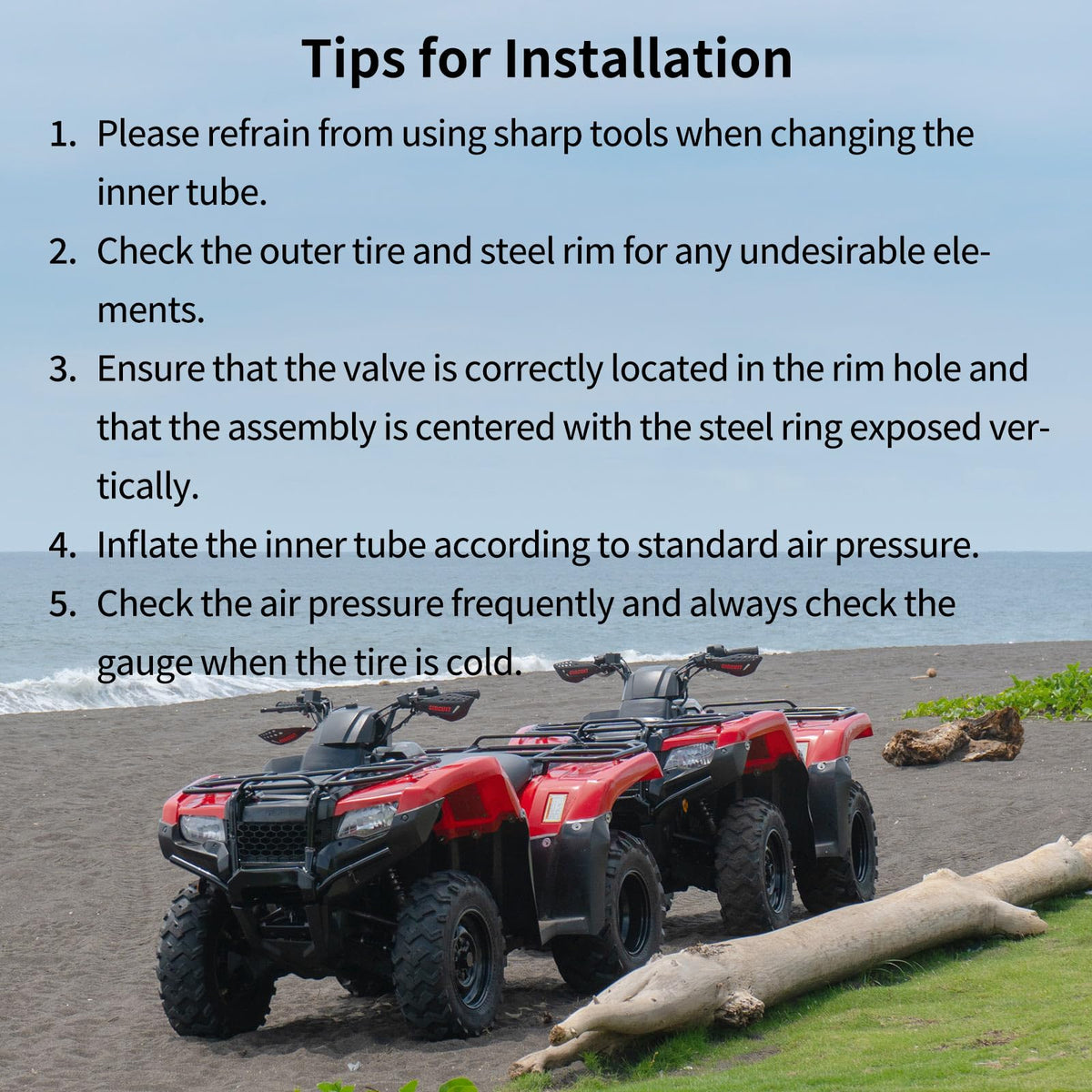 GICOOL compatibility across ATV, tractor, and trailer setups in varied weather.