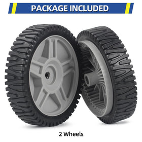 GICOOL durable 8-inch lawn mower wheels for steady mowing