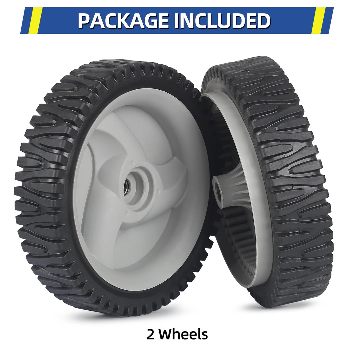 GICOOL easy-install front wheels for mower upgrades