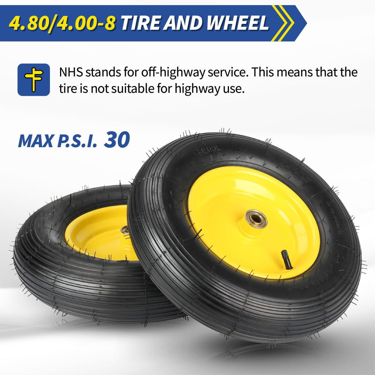 All-terrain performance of GICOOL Explorer wheels on carts and wagons