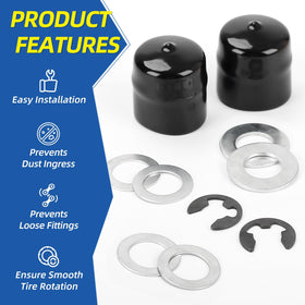 GICOOL front-wheel compatibility with Husqvarna and Poulan models for easy upgrades.
