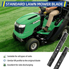 GICOOL GX20249 blade on John Deere 42-inch deck ready for precise, even mowing.