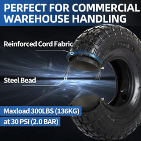 GICOOL replacement tires suited for hand trucks and garden wagons