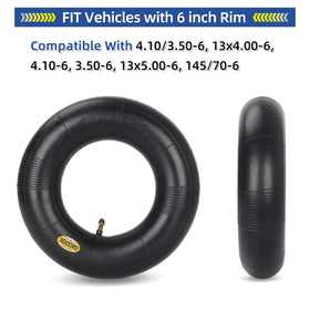 GICOOL heavy-duty natural rubber inner tube for lawn mower use