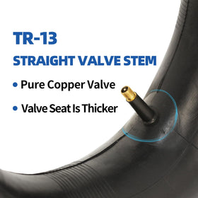 Close-up of GICool heavy-duty natural rubber inner tube texture