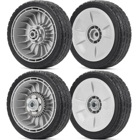 GICOOL HRR216 front wheel 8-inch for easy mower maneuverability on uneven lawns.