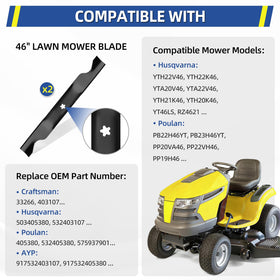 GICOOL blade compatible with Husqvarna models for quick mounting.