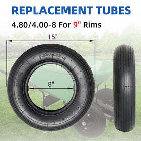 GICOOL inner tube 4-00-8 with upgraded valve for reliable inflation