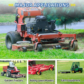 GICOOL lawn equipment compatibility for wheelbarrows and garden tractors