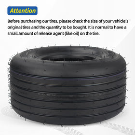 GICOOL 13x6.50-6 tubeless tire fits riding mowers and garden tractors