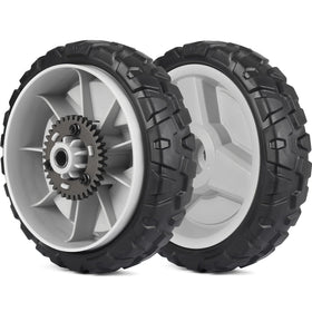 GICOOL 8-inch lawn mower wheel with rugged tread for smoother mowing
