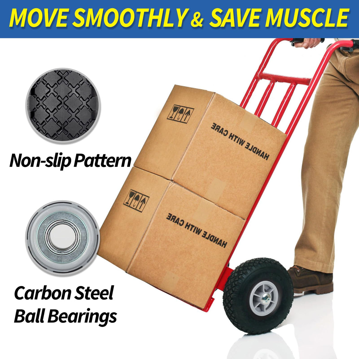 GICOOL offset hub 2.2 inch ensures stable mounting on carts.