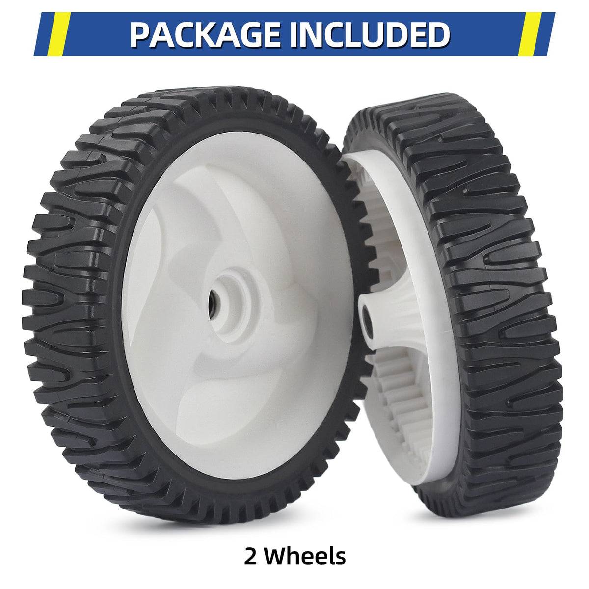 GICOOL pack of 2 front drive wheels for easy replacement