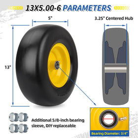 GICOOL puncture-resistant PU tire demonstrates durability against debris.